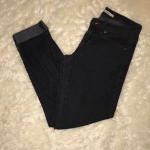 Dark Denim Capri Pant